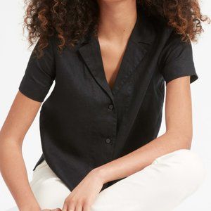 The Linen Short-Sleeve Notch Shirt